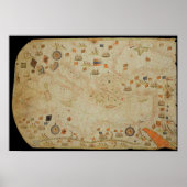 Het gehele Middellandse-Zeebekken Poster (Voorkant)