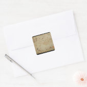 Het gehele Middellandse-Zeebekken Vierkante Sticker (Envelop)