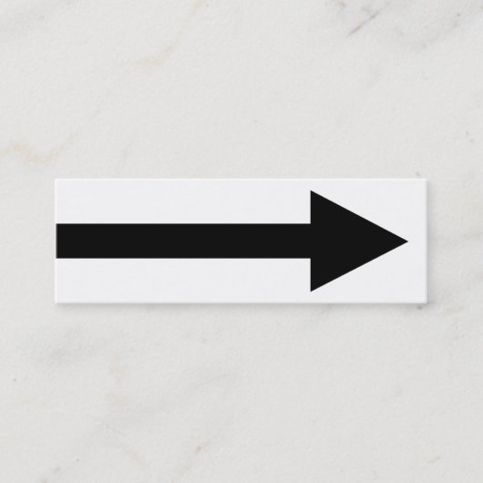 Het gehele punt II - zwart en wit Mini Visitekaartje (Voorkant)