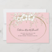 Het geheugen van de Levenaar Elegant Floral Gold M Kaart (Achterkant)