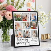 Het geheugen van de Moderne Memorial Foto Collage  Fotoplaat