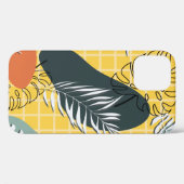 Het geheugen van de zomer naadloos patroon, abstra Case-Mate iPhone case (Achterkant (horizontaal))