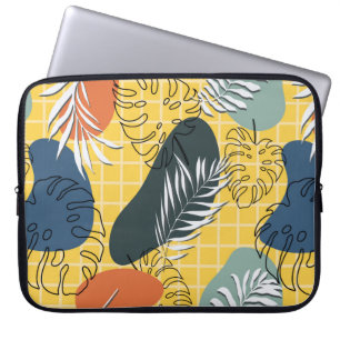 Het geheugen van de zomer naadloos patroon, abstra laptop sleeve