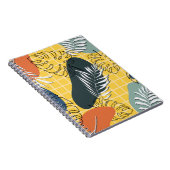 Het geheugen van de zomer naadloos patroon, abstra notitieboek (Rechterzijde)