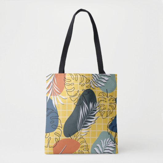 Het geheugen van de zomer naadloos patroon, abstra tote bag (Voorkant)