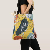 Het geheugen van de zomer naadloos patroon, abstra tote bag (Dichtbij)