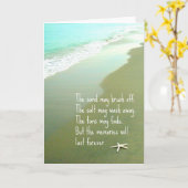 Het Geheugen van het strand duurt voor altijd Kaart (Gele Bloem)