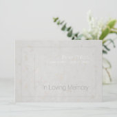 Het geheugen van het verlies brengt dwars 1 Funera Kaart (Staand voorkant)