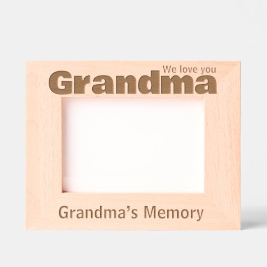 Het geheugen van oma gegraveerde lijstjes (Voorkant)