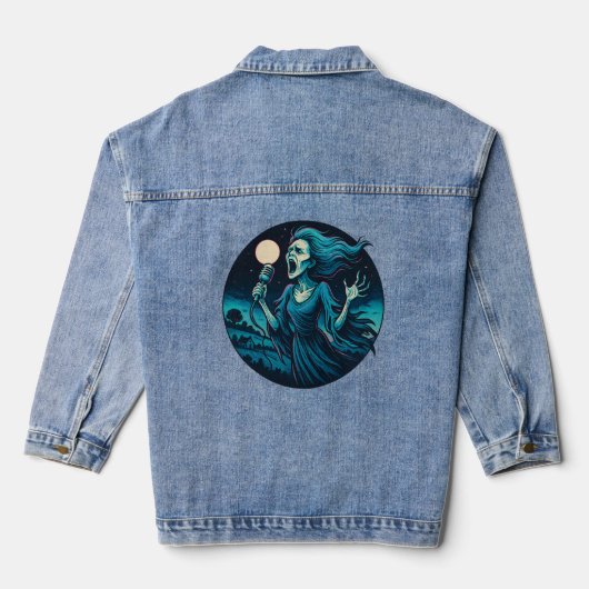 Het gehuil van de Banshee Denim Jacket (Achterkant)