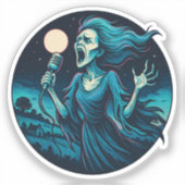 Het gehuil van de Banshee Sticker (Voorkant)