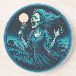 Het gehuil van de Banshee Zandsteen Onderzetter