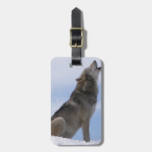 Het Gehuil van de wolf Bagagelabel (Voorkant verticaal)