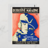 Het geïllustreerde detectivetijdschrift Crime Noir Briefkaart (Voorkant / Achterkant)