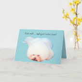 Het Geïllustreerde Wenskaart van Bichon van de Kaart (Gele Bloem)