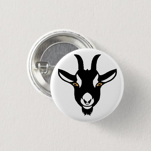 Het geitennetwerk - Geitenpop Ronde Button 3,2 Cm (Voorkant /achterkant)