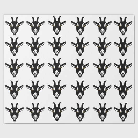 Het geitennetwerk - Goat Wrapping Paper Cadeaupapier (Vlak)