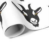 Het geitennetwerk - Goat Wrapping Paper Cadeaupapier (Rol Hoek)