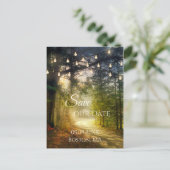 Het gekanaliseerde Bos bewaart het Briefkaart van (Staand voorkant)