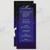 Het gekantelde Achttijd van het Wedden Menu (Voorkant / Achterkant)