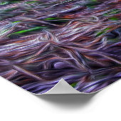 Het gekantelde bos 1 poster (Hoek)