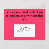 Het gekke briefkaart van de Rand van de wig (Voorkant)