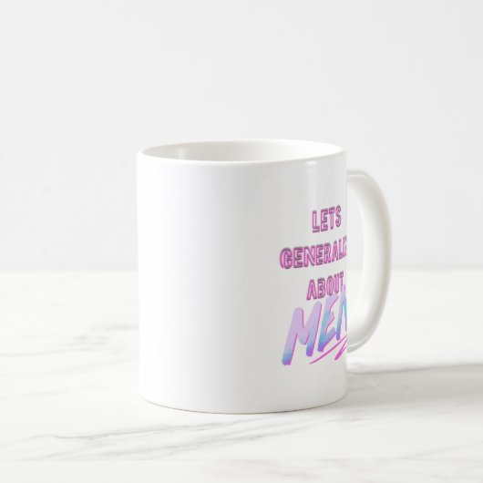 Het gekke Ex Vriendin zal over Neon Te generaliser Koffiemok (Voorkant rechts)