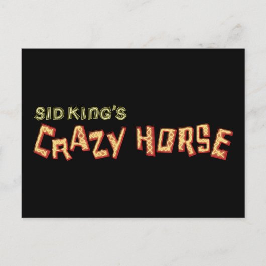 het gekke paard van sid koning briefkaart (Voorkant)