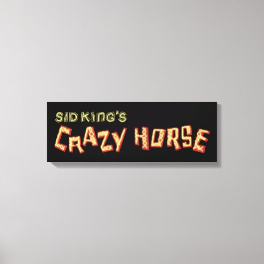het gekke paard van sid koning canvas afdruk (Voorkant)