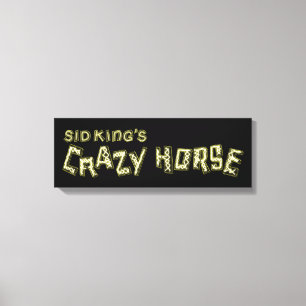 het gekke paard van sid koning canvas afdruk
