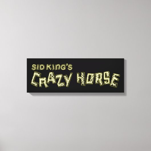 het gekke paard van sid koning canvas afdruk (Voorkant)