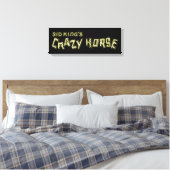 het gekke paard van sid koning canvas afdruk (Insitu (Slaapkamer))