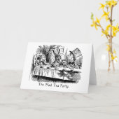 Het gekke Theekransje Alice in de Kaart van het (Gele Bloem)