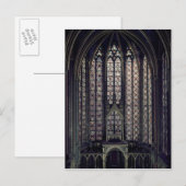 Het gekleurde glazen raam briefkaart (Voorkant / Achterkant)