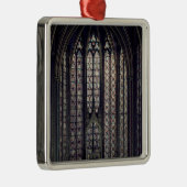 Het gekleurde glazen raam metalen ornament (Rechts)