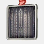 Het gekleurde glazen raam metalen ornament (Links)
