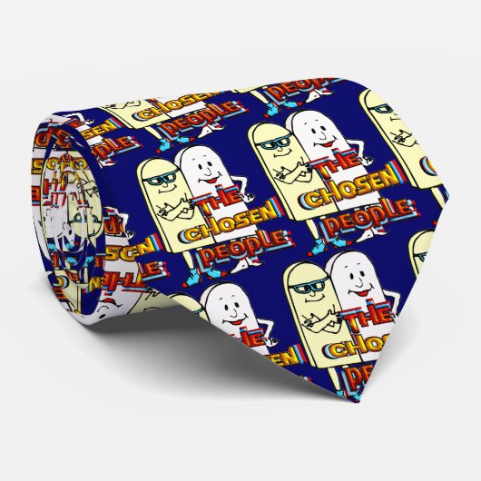 Het gekozen volk stropdas (Opgerold)
