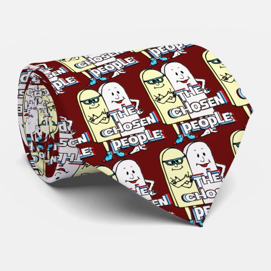 Het gekozen volk stropdas (Opgerold)