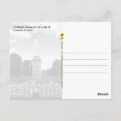Het gekroonde beeld van Onze Lieve Vrouw van Lourd Briefkaart (Achterkant)
