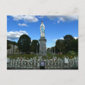 Het gekroonde beeld van Onze Lieve Vrouw van Lourd Briefkaart (Voorkant)