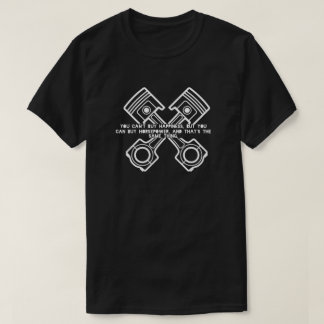 Het geld kan geen geluk kopen koopt paardenkracht  t-shirt