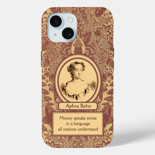 Het geld van Aphra Behn Case-Mate iPhone Case (Achterkant)