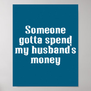 Het geld van mijn man, familie, uitgaven, huwelijk poster