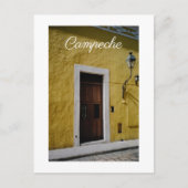 Het Gele Huis, Campeche, Mexico Feestdagenkaart (Voorkant)