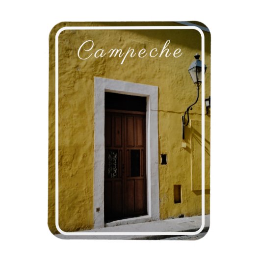 Het Gele Huis, Campeche, Mexico Magneet (Verticaal)