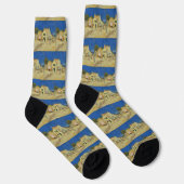 Het gele huis (de straat) van Vincent van Gogh Sokken (Rechts)