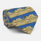 Het gele huis (de straat) van Vincent van Gogh Stropdas (Opgerold)