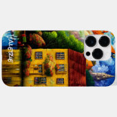 Het Gele Huis in het Lake Case-Mate iPhone Case (Achterkant (horizontaal))
