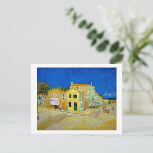 Het Gele Huis, Van Gogh Briefkaart (Staand voorkant)