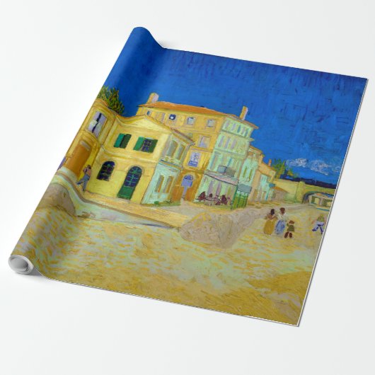 Het Gele Huis, Van Gogh Cadeaupapier (Uitgerold)